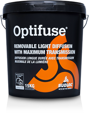 Peinture diffusante Optifuse, pour la diffusiion de la lumière entrante sous serres