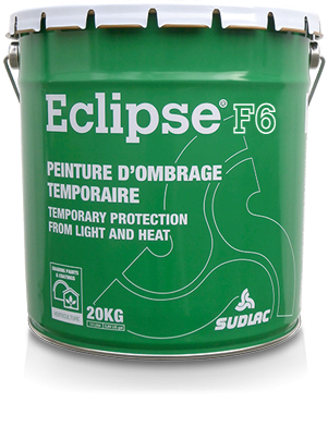 Blanc d'ombrage Eclipse F6, protection temporaire pour cultures sous serres